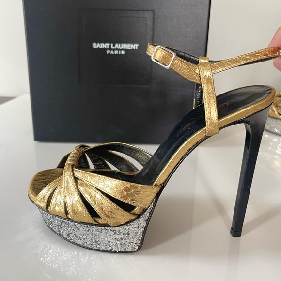 AUTHENTIC YSL RUNWAY HEELS - Picture 1 of 13